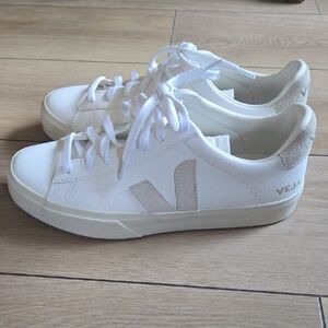 Veja Campo Chrome-Free leather sneakers Sz 10